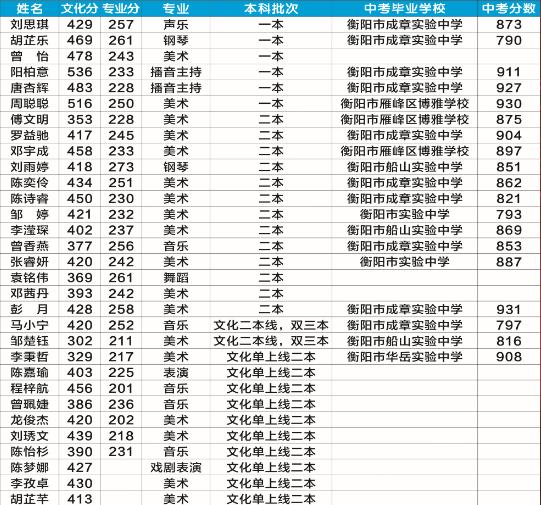 衡阳市船山英文学校2020年高考工作报告